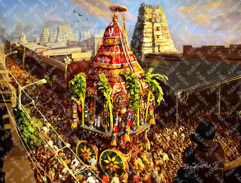 பிரம்மோற்சவத் தேரோட்டம் (திருவல்லிக்கேணி ஸ்ரீபார்த்தசாரதிப் பெருமாள்)